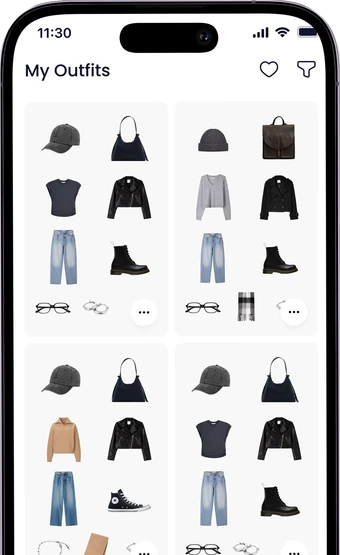 Smart Outfit app screenshot: My Outfits